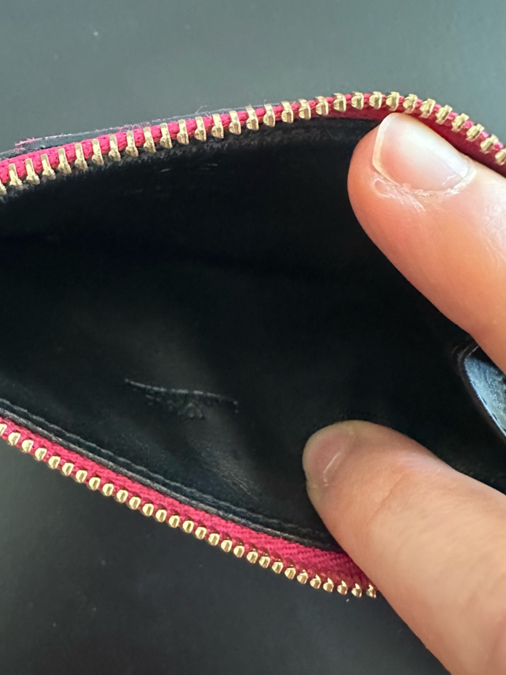 AUTHENTIC Loewe Anagram Coin Purse- hot pink - Picture 7 of 10
